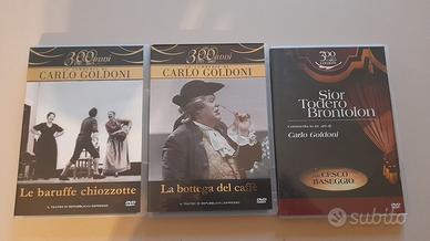 DVD commedie Carlo Goldoni
