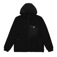 Giacca con cappuccio e zip PRADA