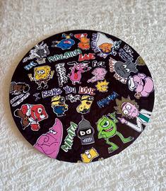 Arte Ribelle!!! Tela Cartoon Personalizzata a Mano