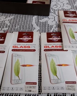 sei pacchetti vetro temperato LG k4