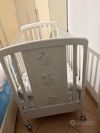 Culla Foppapedretti orsetto con materasso e copri