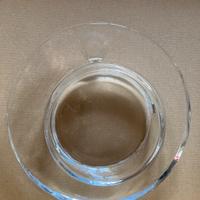 Centrotavola cristallo vintage anni 80