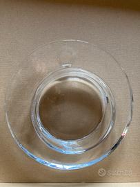 Centrotavola cristallo vintage anni 80