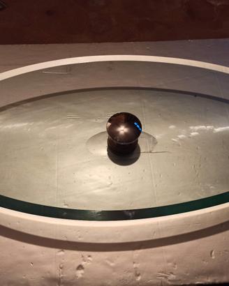LAVABO OVALE DA APPOGGIO  IN CRISTALLO 