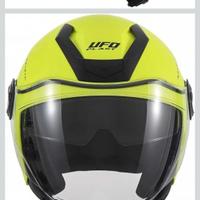 UFO PLAST CASCO URBAN SPIRIT DEMI-JET GIALLO FLUO 