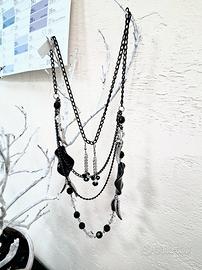 collana più orecchini hand made