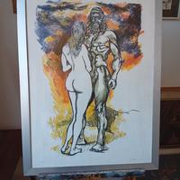 Renato Guttuso lito 50x70 tiratura 10 esemplari
