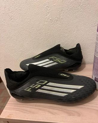 Scarpe da calcio adidas F50 Elite Laceless FG (Ner