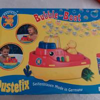 Gioco da bagnetto Pustef barca con bolle di sapone