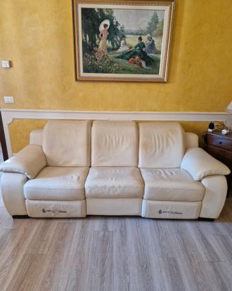 DIVANO 3 POSTI IN PELLE