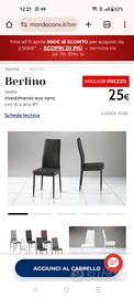 6 sedie Berlino mondo convenienza 