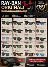 Occhiali Ray-Ban originali NUOVI - Vari modelli