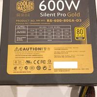 Cooler Master Silent Pro Gold 600W – Modulare