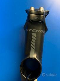 Attacco manubrio Ritchey nero bici oversize