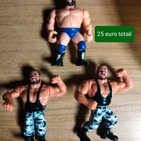 3 personaggi eroi wrestling anni 90
