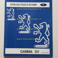 Peugeot Gamma SV scooter 1995 catalogo ricambi