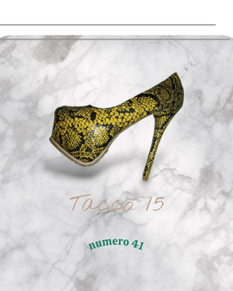 Scarpe statement pitonate  n° 41