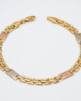Bracciale donna in oro giallo 18 kt S.1