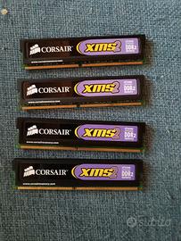 4 moduli di memoria RAM
