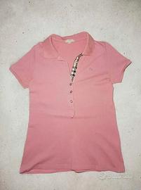Polo Donna Burberry Originale – Rosa – Taglia L
