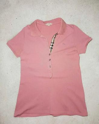 Polo Donna Burberry Originale – Rosa – Taglia L