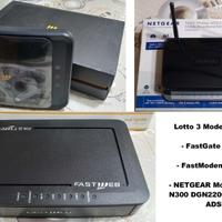 Lotto 3 Modem - router - Fastweb - NetGear