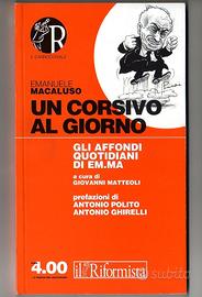 Emanuele Macaluso: UN CORSIVO AL GIORNO Riformista