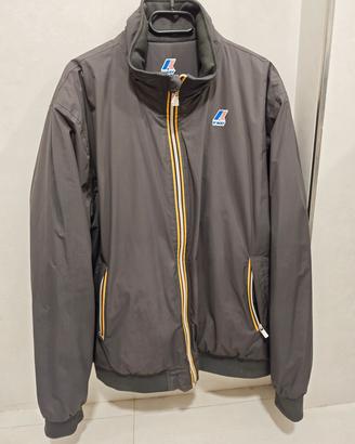 Giacca K-Way Johnny Ripstop Pile Grigio XXL