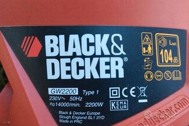 Aspira foglie elettrico Black & Decker GW2200