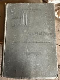 LIBRO ANTICO Chimica Litografia Collegio Roma