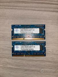 Ram ddr3 pc portatile 4gb