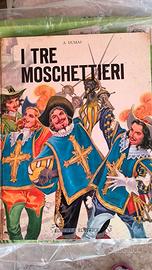 Libro raro vintage "I tre moschettieri" ed. 1965  