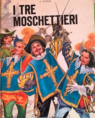 Libro raro vintage "I tre moschettieri" ed. 1965  
