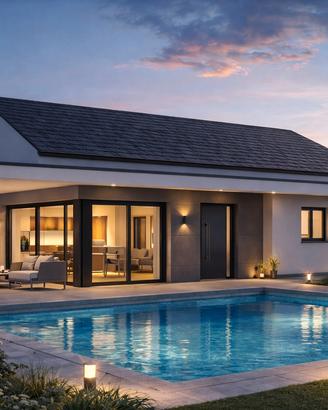 Splendida Villa Design Bioedilizia unico piano