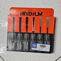 Set 6 scalpelli sgorbie per legno Iridium 