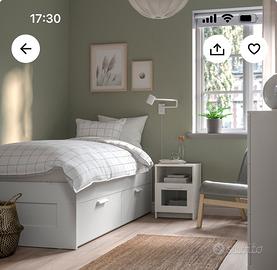 Letto singolo Ikea Brimnes