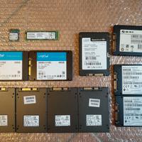 SSD SATA e NVMe vari