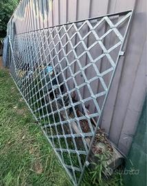 Inferriata ringhiera ferro zincato 420x170