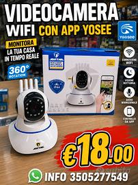 Videocamera wifi con app Yosee 