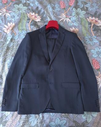 Abito Completo Italian Format Uomo Blu Scuro Tg 48