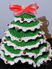 albero di natale uncinetto 