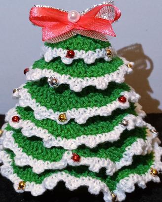 albero di natale uncinetto 