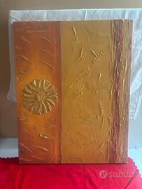 Dipjnto astratto su tela