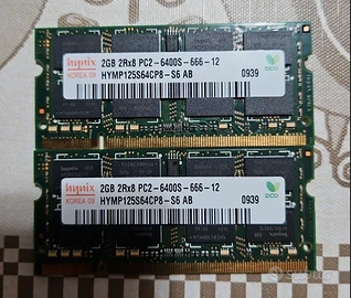 Moduli Ram 4GB (2×2GB) 2Rx8 PC2-6400S