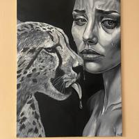 Quadro ad olio 80x60 – Pezzo unico, fatto a mano