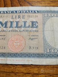 1000 Lire Banca d'Italia - Italia Ornata di Perle 