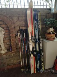 4 paia di sci  , varie marche 