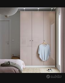 IKEA FARDAL

Anta, lucido beige scuro, 50x229 cm