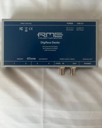 RME Digiface Dante 64 channels– Interfaccia Audio