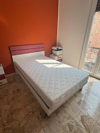 Letto + materasso 1piazza e 1/2 120x200 COME NUOVO